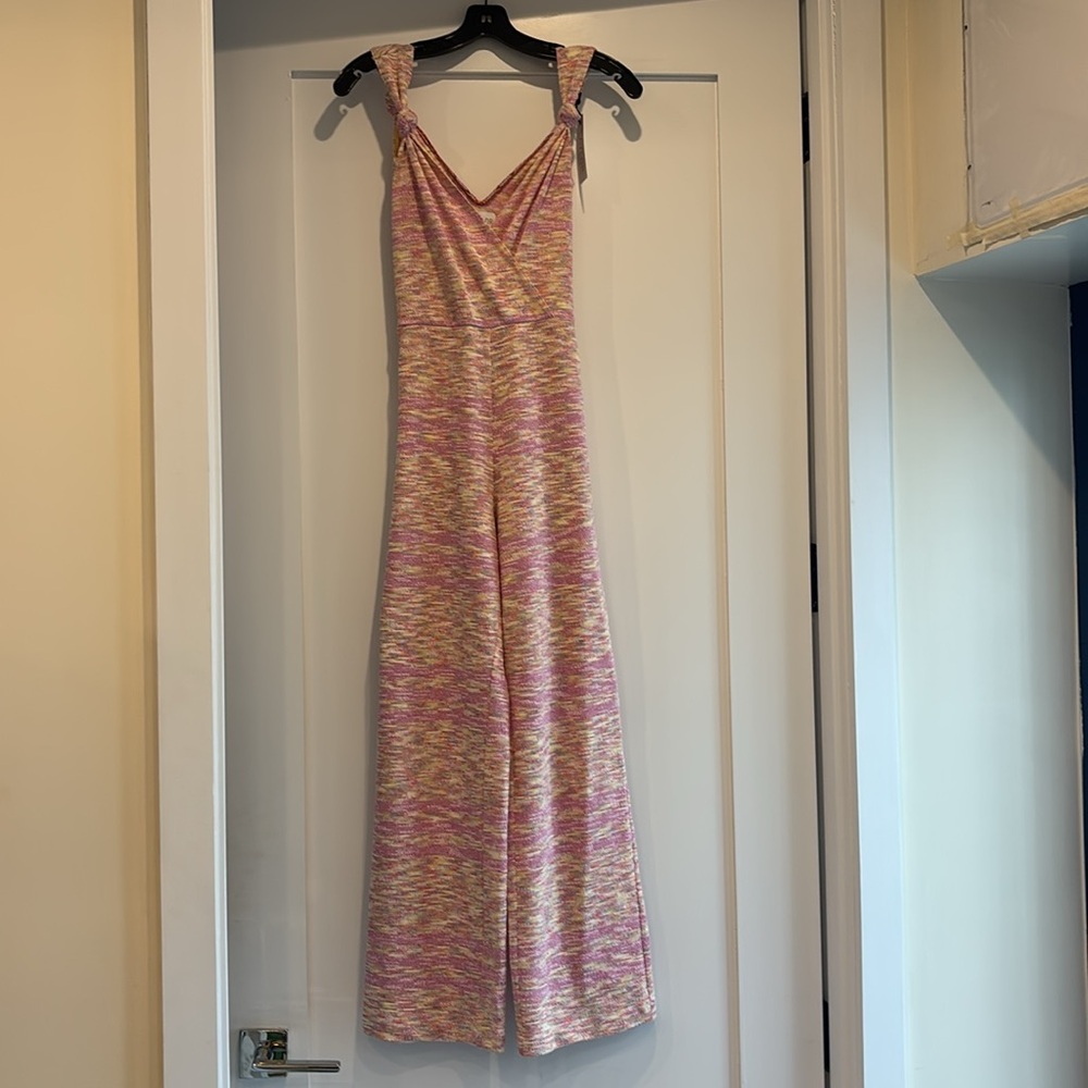 NWT Saylor Knit Jumpsuit with Surplice V-Neckline
